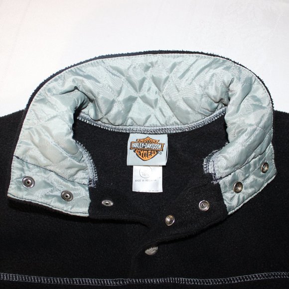 Harley-Davidson Racing Motorcycle Fleece Pull-Over, Size Medium, (10-12) - Picture 9 of 11